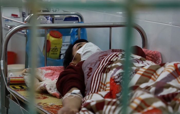 Một nữ bệnh nhân đang được cách ly tại Vĩnh Phúc