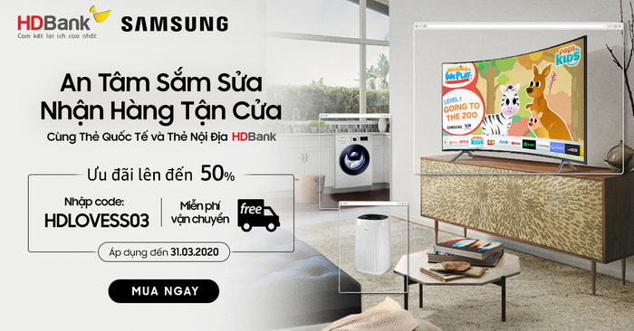 Giảm giá lên đến 50% sản phẩm Samsung khi sử dụng thẻ HDBank - Ảnh 1.