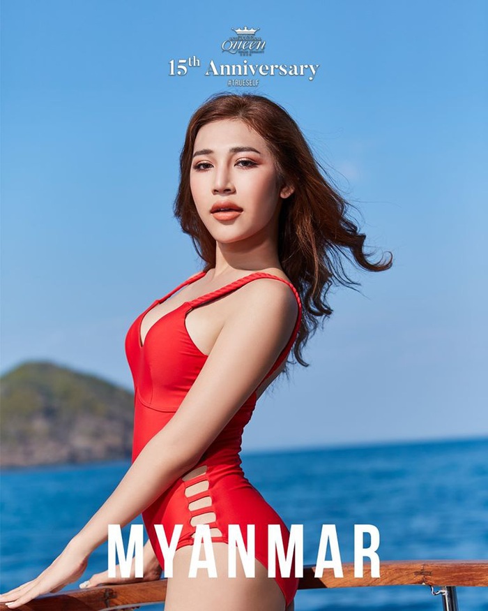 Dàn người đẹp Hoa hậu chuyển giới khoe dáng trong bikini rực đỏ - Ảnh 11.