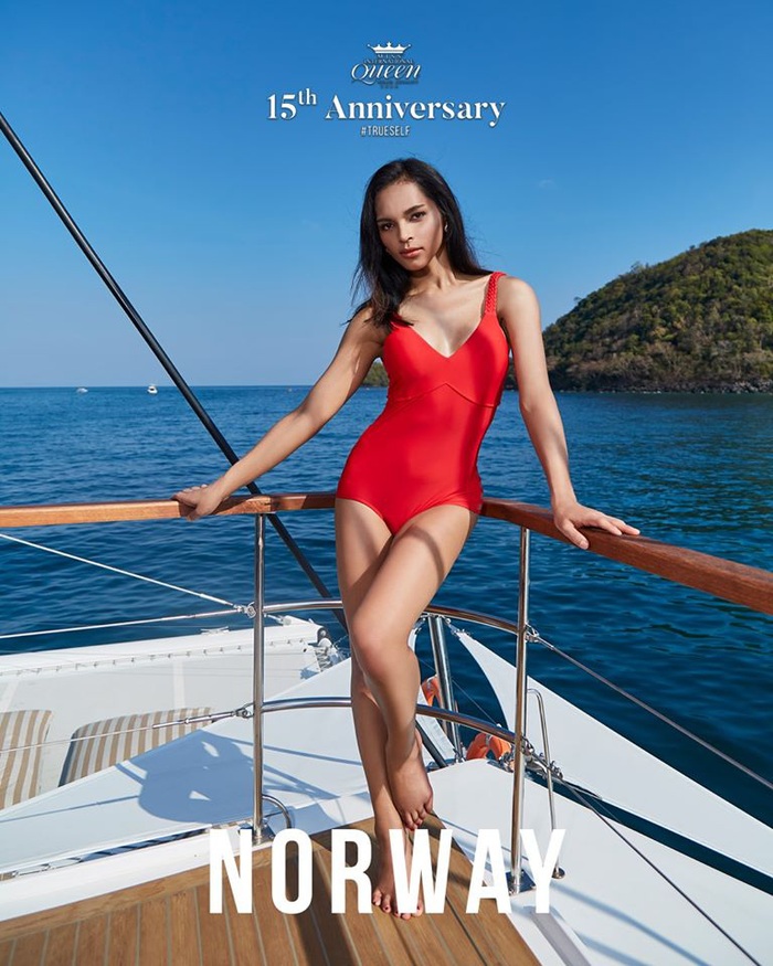 Dàn người đẹp Hoa hậu chuyển giới khoe dáng trong bikini rực đỏ - Ảnh 12.