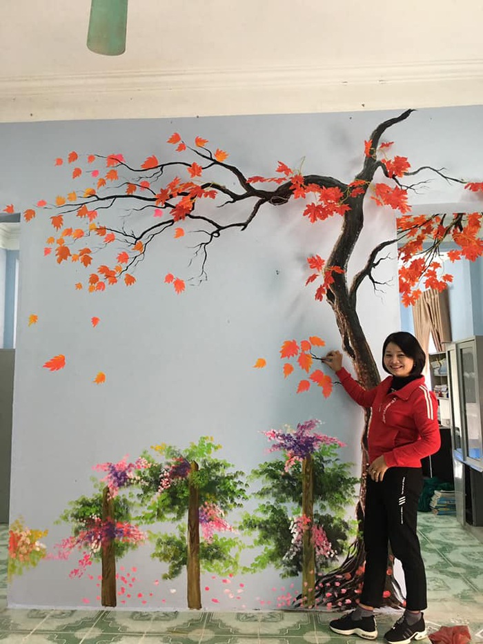 Thầy cô miền núi Nghệ An làm thư viện rực rỡ chờ đón học sinh trở lại trường - Ảnh 5.