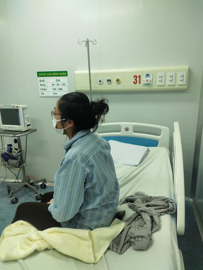 Bệnh nhân N.H.N. đang được cách ly trị tại Bv Bệnh Nhiệt đới TƯ