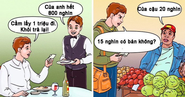 6 lý do chúng ta không tiếc tiền bo ở nhà hàng nhưng lại mặc cả từng đồng khi đi chợ  - Ảnh 1.