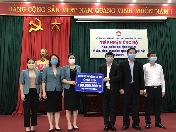 Các cấp Hội Bắc Ninh: Trên 2 tỷ đồng ủng hộ phòng chống dịch Covid-19, hạn hán, xâm nhập mặn - Ảnh 1.