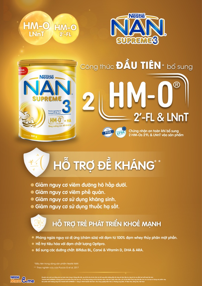 Thông tin chi tiết về sản phẩm NAN SUPREME 3 mới