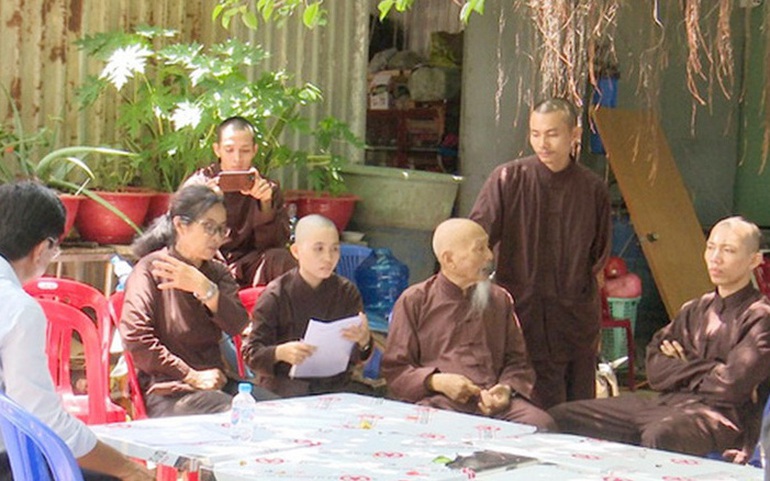 Lãnh đạo Ban Tôn giáo Chính phủ cho biết Tịnh thất Bồng lai là cơ sở thờ tự bất hợp pháp. (Nguồn: tuoitre.vn)