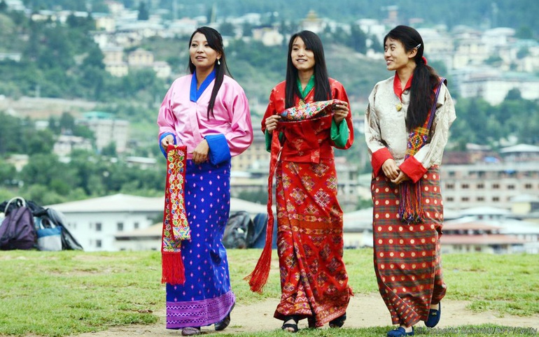 Phụ nữ Bhutan. Ảnh minh họa