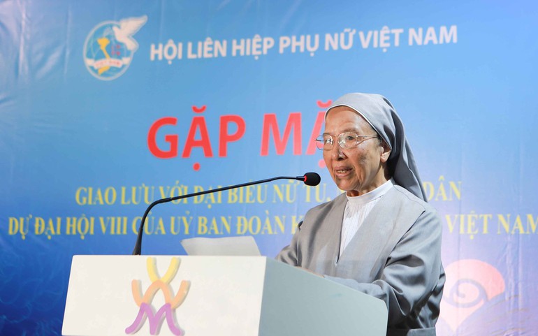 Nữ tu Đặng Thị Loan, Phó Chủ tịch Ủy ban Đoàn kết Công giáo Việt Nam tỉnh Đắk Lắk. Ảnh: PVH