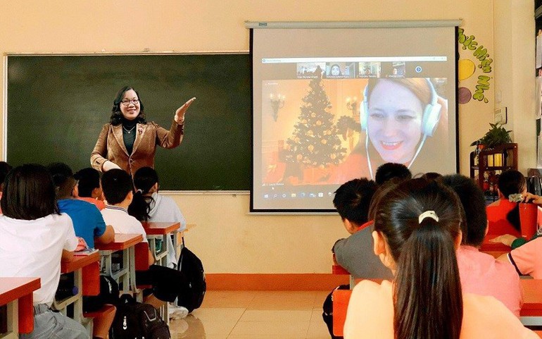 "Tiết học không biên giới" của cô giáo Trần Thị Mai Khanh