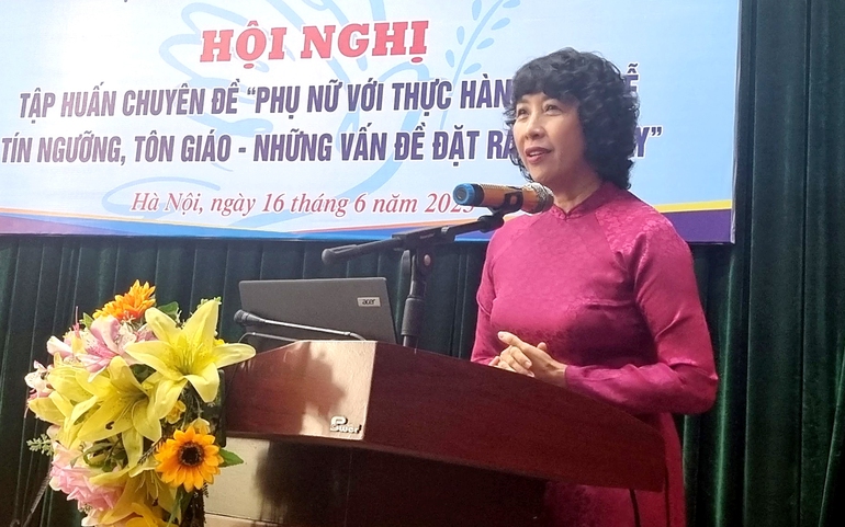 PGS.TS Đỗ Lan Hiền, Viện trưởng Viện Tín ngưỡng tôn giáo - Học viện Chính trị Quốc gia Hồ Chí Minh