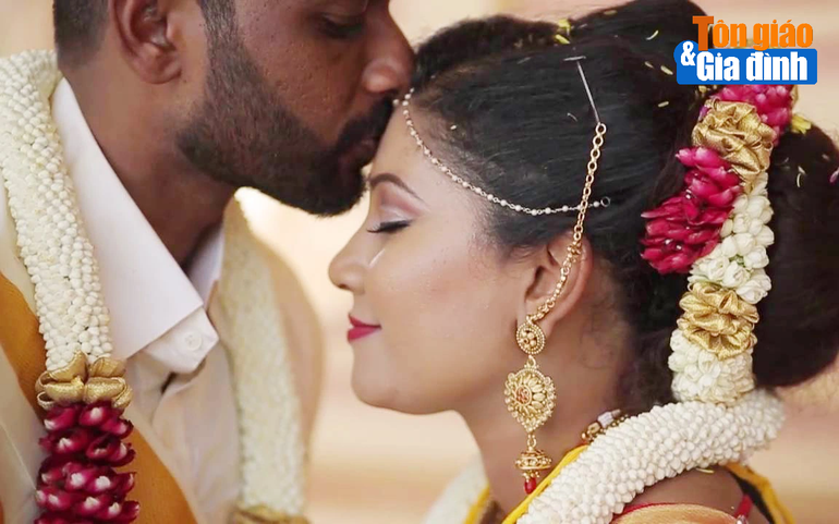 Đám cưới của một cặp đôi liên tín ngưỡng Hindu và Baha'i (Nguồn: Kênh YouTube Kannan Thiagarajan)