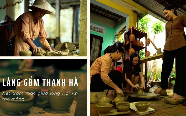 Tại làng gốm Thanh Hà, các nghệ nhân vẫn làm thủ công tất cả các công đoạn