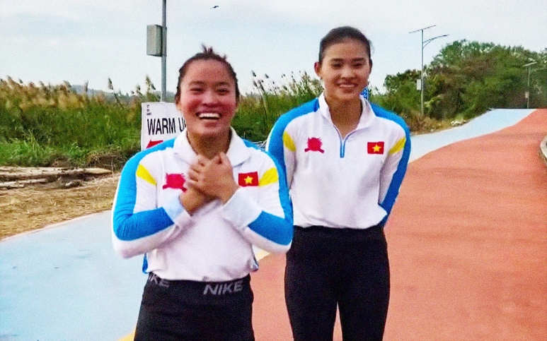 2 nữ vận động viên giành Huy chương Vàng đầu tiên cho Việt Nam tại SEA Games 33- Ảnh 2. 2 nữ vận động viên giành Huy chương Vàng đầu tiên cho Việt Nam tại SEA Games 33- Ảnh 2.