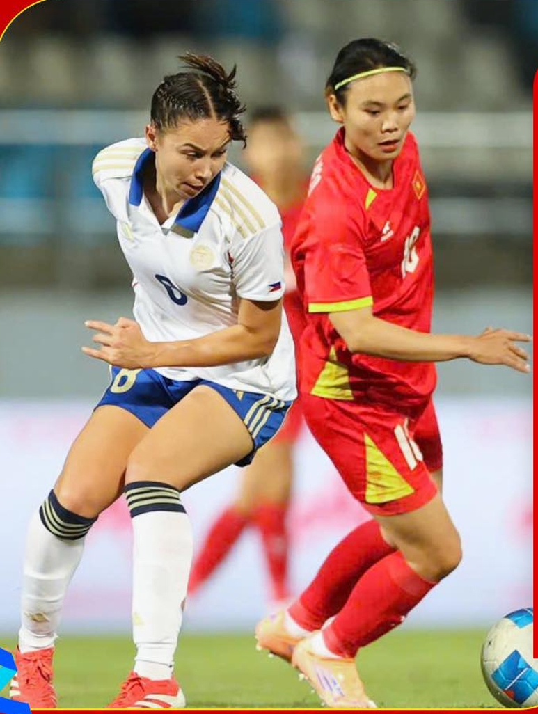 SEA Games 33: Đội tuyển nữ Việt Nam gặp khó sau khi thua Philippines- Ảnh 1. SEA Games 33: Đội tuyển nữ Việt Nam gặp khó sau khi thua Philippines- Ảnh 1.