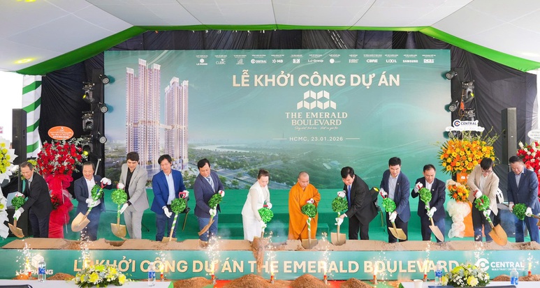 TPHCM: Khởi công dự án khu căn hộ cao cấp The Emerald Boulevard- Ảnh 1.