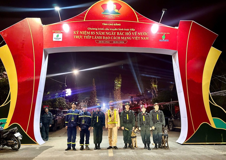 Cao Bằng: Đảm bảo công tác an ninh trật tự tại lễ kỷ niệm 85 năm Ngày Bác Hồ về nước- Ảnh 1.