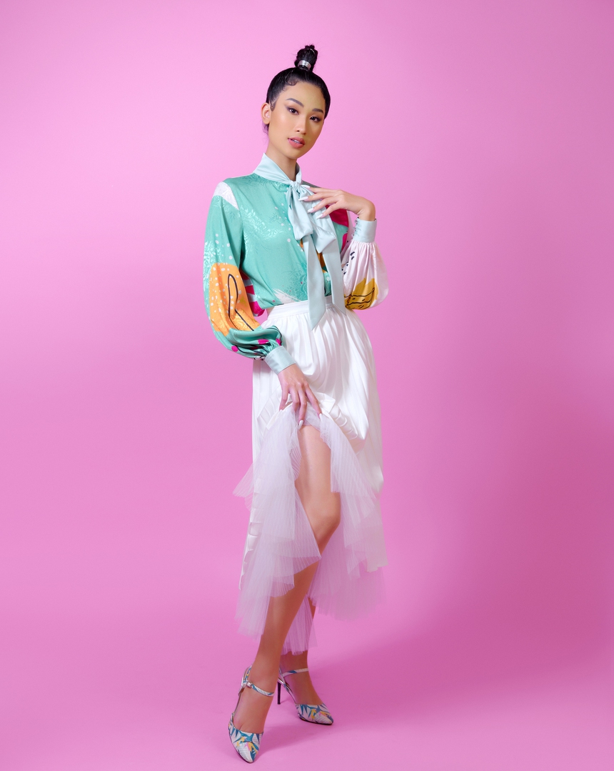 Cuốn hút những mảng màu tươi tắn - Ảnh 1.