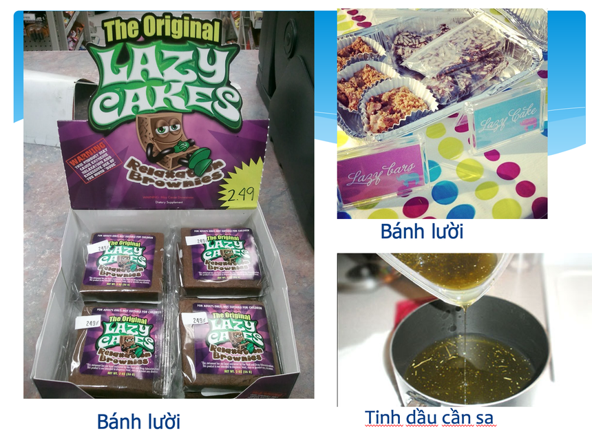 Hình ảnh về bánh, kẹo tẩm cần sa do Công an Hà Nội cung cấp