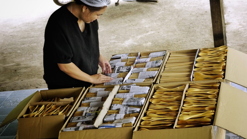 Bảo vệ môi trường bằng sản phẩm tre Việt - Ảnh 2.