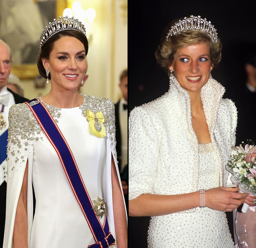 After more than a decade as a royal daughter-in-law, Princess Kate has only worn 4 crowns - Photo 13.