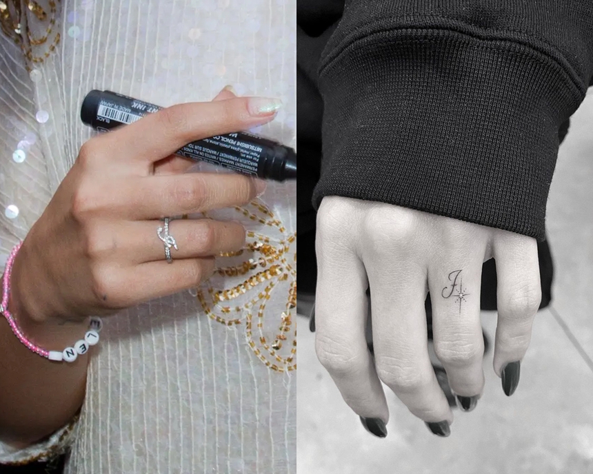 The mystery of Selena Gomez and Hailey Bieber having a strange tattoo under their ear - Photo 6.