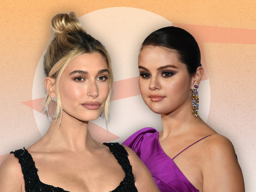 The mystery of Selena Gomez and Hailey Bieber having a strange tattoo under their ear - Photo 1.