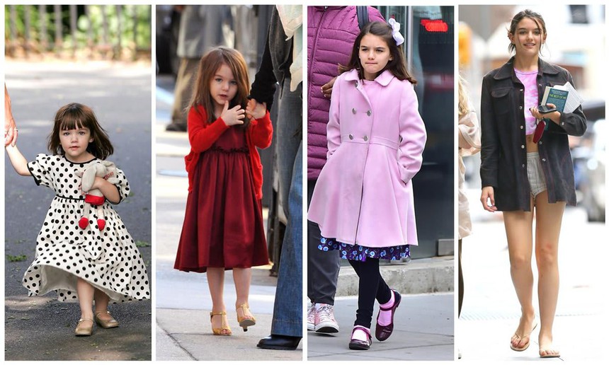 The contrasting styles of Hollywood's two most famous ladies: the simple Suri Cruise, the personality of Shiloh Jolie-Pitt - Photo 4.