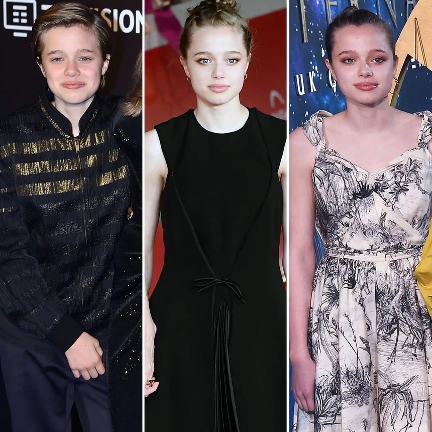 The contrasting styles of Hollywood's two most famous ladies: the simple Suri Cruise, the personality of Shiloh Jolie-Pitt - Photo 1.