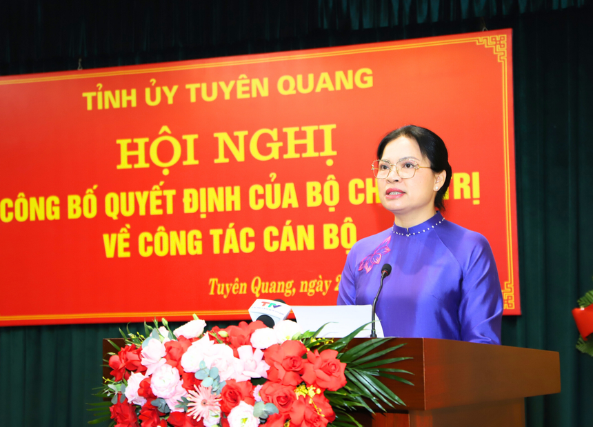 Chủ tịch Hội LHPN Việt Nam Hà Thị Nga được điều động, phân công làm Bí thư Tỉnh uỷ Tuyên Quang- Ảnh 2.