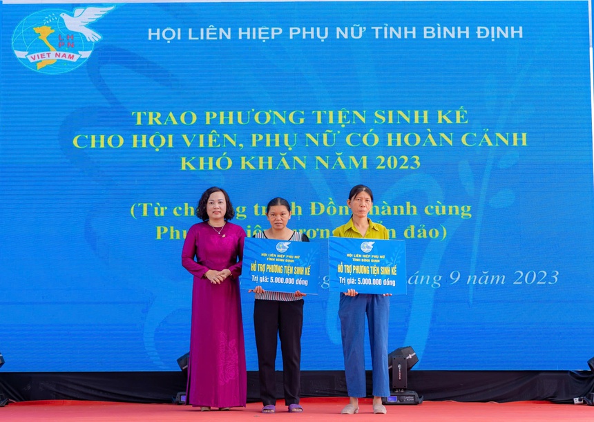 Chung tay xây dựng Nông thôn mới, các cấp Hội phụ nữ tỉnh Bình Định tạo nhiều giá trị sống cho hội viên, phụ nữ- Ảnh 3.