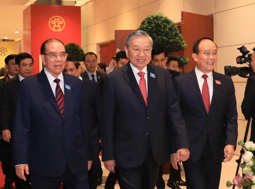 Tổng Bí thư Tô Lâm dự Đại hội đại biểu Đảng bộ Hà Nội lần thứ XVIII- Ảnh 2. Tổng Bí thư Tô Lâm dự Đại hội đại biểu Đảng bộ Hà Nội lần thứ XVIII- Ảnh 2.