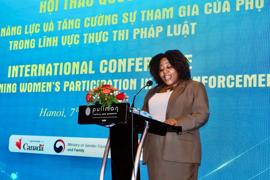 Nâng cao năng lực và tăng cường sự tham gia của phụ nữ trong lĩnh vực thực thi pháp luật- Ảnh 3.