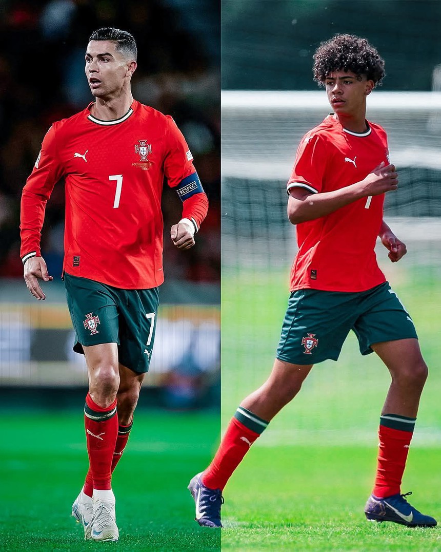 Manchester United muốn có chữ kí của con trai Ronaldo- Ảnh 5.