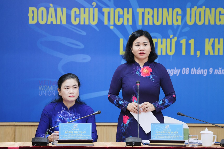 Hội nghị Đoàn Chủ tịch Trung ương Hội LHPN Việt Nam lần thứ 11, khóa XIII- Ảnh 3.