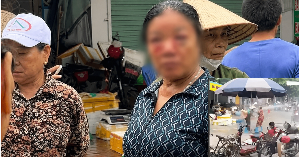 Xác minh vụ người phụ nữ xịt nước vào mặt người bán rau ở Phú Thọ