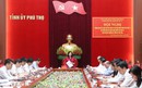 Đoàn kiểm tra của Bộ Chính trị làm việc với Ban Thường vụ Tỉnh ủy Phú Thọ