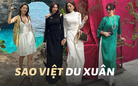 Tham khảo 7 set đồ du xuân của các sao Việt 