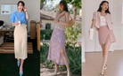 10 cách diện chân váy tinh tế khi dự tiệc cưới 