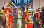 Dát vàng lên nón lá trình diễn áo dài, NTK Đỗ Trịnh Hoài Nam nói gì khi bị kêu “phí phạm”?