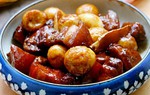 Trời lạnh, làm ngay nồi thịt kho trứng cút kiểu mới, nấu cả nồi cơm đầy cũng hết