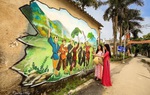 "Con đường bích họa" của phụ nữ làm đẹp thêm vùng đất cố đô