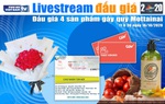 11h30 ngày 16/10: Livestream đấu giá chùm sản phẩm hấp dẫn mừng Ngày 20/10 
