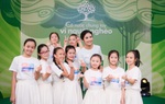 Hoa hậu Ngọc Hân khoe giọng hát trên truyền hình