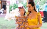 Con gái 2 tuổi của siêu mẫu Hà Anh diện áo dài như “quý cô”