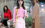 Áo len trơn màu đơn giản hóa sành điệu khi qua tay các mỹ nhân Hàn 