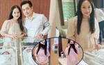 3 ngày trước cả "rổ" bụng, nay vợ kém 13 tuổi của Dương Khắc Linh đã thon gọn bên con