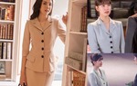 Khoe mặc váy đôi với nữ thần Hàn Quốc, Mai Ngọc hóa quý cô thời thượng đẹp chẳng thua