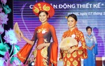BST "Họa tiết Hoàng thành Thăng Long" đoạt giải Nhất Cuộc vận động thiết kế “Tự hào Áo dài Việt”