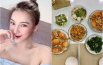 Diễn viên "3 đám cưới 1 đời chồng" gọi ông xã về ăn cơm, đãi món nhà giàu