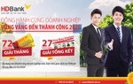 Bay hạng thương gia, nhận voucher mua sắm tại HDBank